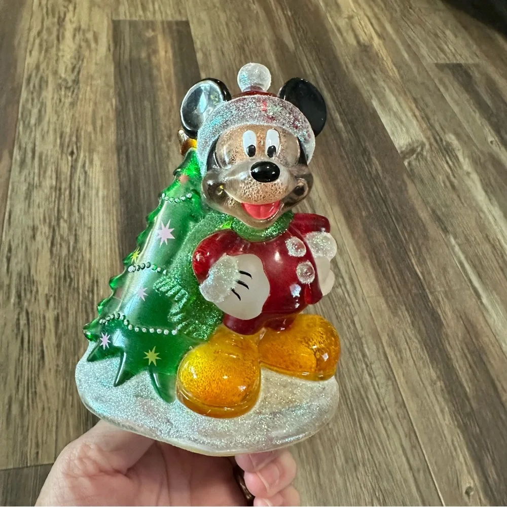 Mickey Mouse Santa acrylic night light Christmas decoration on off switch